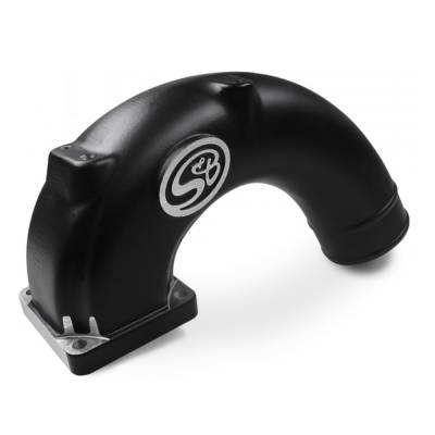 S&B Filters - S&B Filters Intake Manifold Elbow Black for 03-07 RAM HD 5.9L 76-1004-1