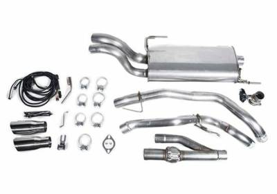 Roush Performance - Roush Performance 422104 Active Cat-Back Exhaust System for 15-20 F150 3.5/5.0L