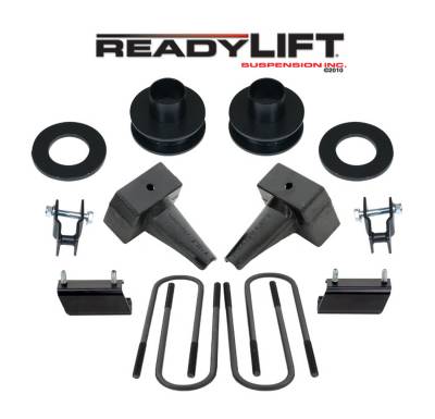 ReadyLift - ReadyLift 69-2011 2.5" Front Leveling Kit Stage II Coil Spacers for Ford F250 SD