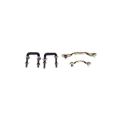 Rugged Ridge - Rugged Ridge 11104.02 Windshield Tie Down Kit Stainless Steel for CJ Wrangler