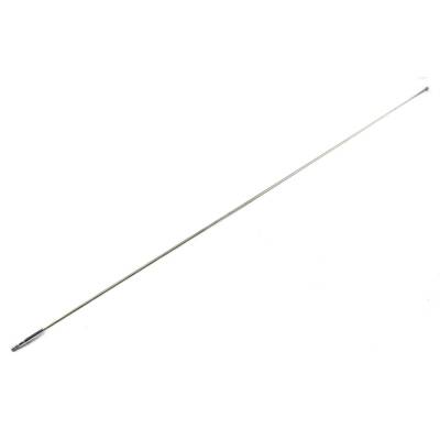 Rugged Ridge - Rugged Ridge 17212.01 Antenna Mast Chrome for 76-95 Jeep CJ/Wrangler/Scrambler