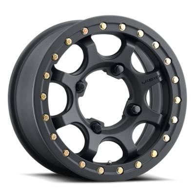 Vision Wheel - Vision Wheel 351 Flow 15x7 4x156 13mm Satin Black 351BL157156SBBR44