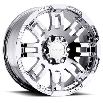 Vision Wheel - Vision Wheel 375 Warrior 18x8.5 5x5.0 25mm Chrome 375H8873C25
