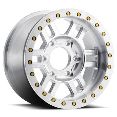 Vision Wheel - Vision Wheel 398COMP Manx 17x9.5 6x135 -18mm Machined 398FA7936MMR-18