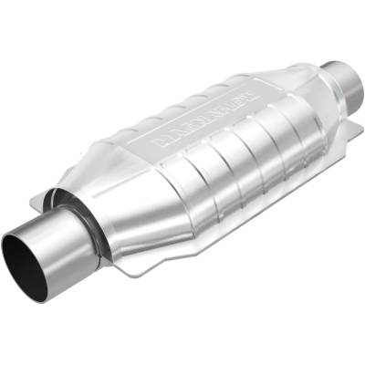 MagnaFlow Exhaust Products - MagnaFlow 94003 Standard Grade Univ Catalytic Converter for 80-83 Nissan 720