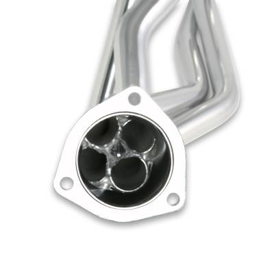 JBA Racing Headers - JBA 6613SJS 1-5/8" Long Tube SS Ceramic Headers for 65-73 Mustang 260/302