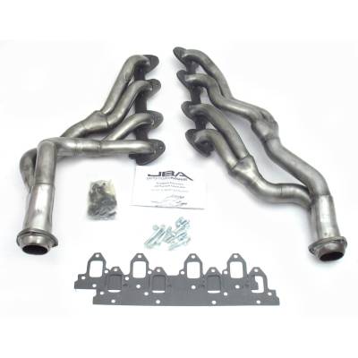 JBA Racing Headers - JBA 6655S 1.75" Long Tube SS Headers Raw for 67-70 Mustang 390/427/428 Cobra Jet