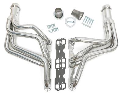 Hedman Hedders - Hedman 66104 Silver 1.75" Long-Tube Headers for 70-81 Camaro w/283-400