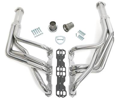 Hedman Hedders - Hedman 66003 1.75" Silver Long-Tube Headers for 67-69 Camaro w/283-400