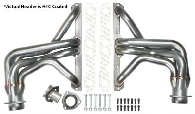Hedman Hedders - Hedman 69236 SILVER LONG-TUBE HEADERS for 67-91 GM 4WD TRUCKS/SUVS w/283-400