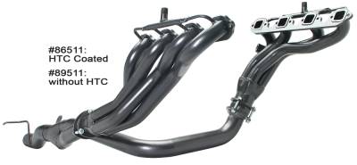 Hedman Hedders - Hedman Hedders 89511 Painted Exhaust Header for 88-97 Ford F250/F350