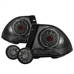 Spyder Auto - Spyder Auto 5085054 LED Taillights Chrome/Smoke for 01-03 Lexus IS300