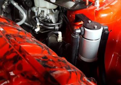 J&L Oil Separator Co - J&L 3029D-C Oil Separator 3.0 Driver Side Mounted Oil Separator Silver