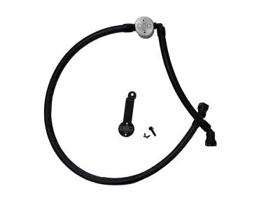 J&L Oil Separator Co - J&L Oil Separator 3069D-C 3.0 Driver Side Mounted Oil Separator Silver