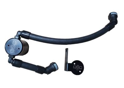 J&L Oil Separator Co - J&L Oil Separator 3054P-B 3.0 Passenger Side Mounted Oil Separator Black