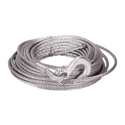 Mile Marker - Mile Marker 19-50020C 3/8" x 100' Cable w/Slip-Hook/Crimp End