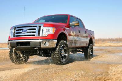 Rough Country Suspension Systems - Rough Country 59930 4" Suspension Lift Kit for 09-10 Ford F150 4WD