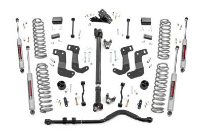 Rough Country Suspension Systems - Rough Country 69031 3.5" Lift Kit C/A Drop for 18-23 Wrangler JL Rubicon 4DR
