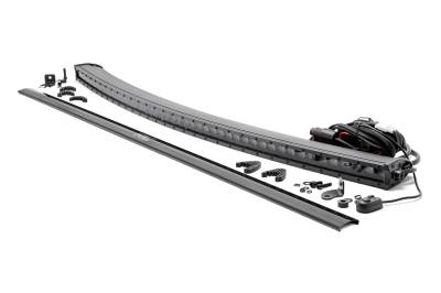 Rough Country Suspension Systems - Rough Country 72750BL Black Series 50" Single Row LED Light Bar EACH