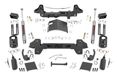 Rough Country Suspension Systems - Rough Country 74130 6" Suspension Lift Kit for 95-04 Toyota Tacoma 2WD/4WD