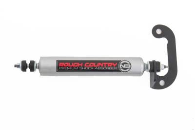 Rough Country Suspension Systems - Rough Country 8731230 6" 8-Lug N3 Single Steering Stabilizer for 88-00 K2500