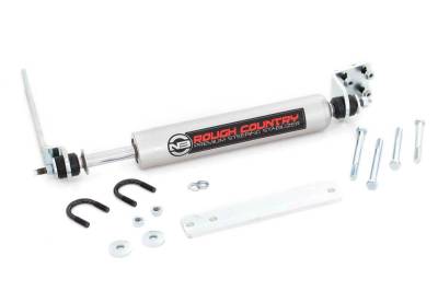 Rough Country Suspension Systems - Rough Country 8738430 N3 Single Steering Stabilizer 0-4" Lift for 91-97 Ranger