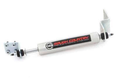 Rough Country Suspension Systems - Rough Country 8738630 N3 Single Steering Stabilizer 0-6" Lift 88-00 GM K1500