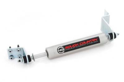 Rough Country Suspension Systems - Rough Country 8738730 0-5" Single Steer Stabilizer for 94-02 RAM 2500/3500 RWD