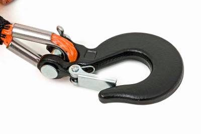 Rough Country Suspension Systems - Rough Country Synthetic Winch Rope 1/4" x 50' Orange RS143