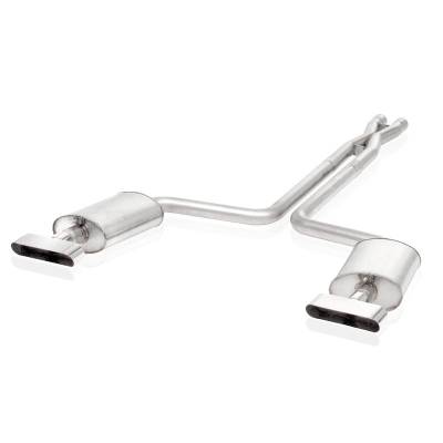 Stainless Works - Stainless Works C49296EXHLMF Chevy Corvette 92-96 Exhaust 2.5" S-Tube System