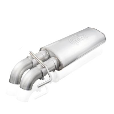 Stainless Works - Stainless Works FTR10CBDP Ford Raptor 2011-14 Exhaust 3" Dual Dump Style