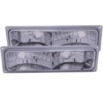 Anzo USA - Anzo USA Euro Clear Lens Turn Signal/Parking Lights GM C/K Trucks 511032