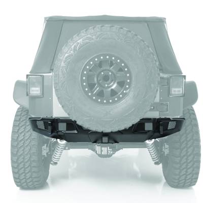 Smittybilt - Smittybilt 76732 Stryker Rear Bumper for 07-18 Jeep Wrangler JK 2/4 Door