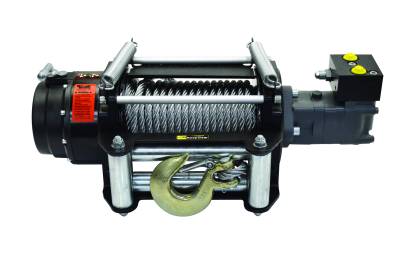 Mile Marker - Mile Marker 70-58010C H18000 1 Speed 18000lb Hydraulic Steel Cable Winch
