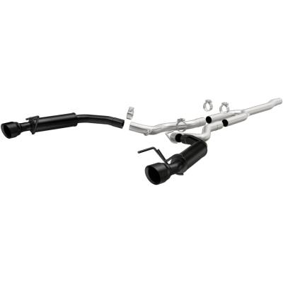 MagnaFlow Exhaust Products - MagnaFlow 19256 Competition Series Black Cat-Back System for 15-23 Ford Mustang