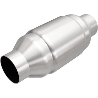 MagnaFlow Exhaust Products - MagnaFlow 54955 Standard Grade Universal Catalytic Converter 9.75"L x 4"W Round