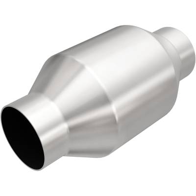 MagnaFlow Exhaust Products - MagnaFlow 59955 Universal Catalytic Converter 8"L x 4"W Round 2.25"