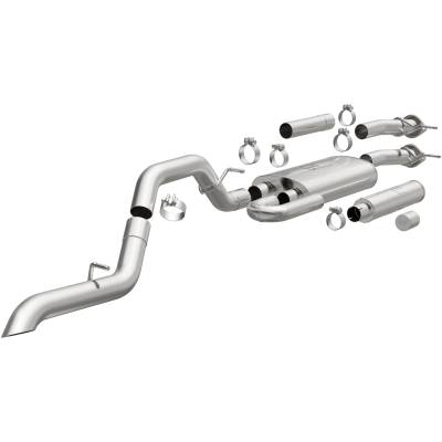 MagnaFlow Exhaust Products - MagnaFlow 19569 Overland Series Stainless Cat-Back System for Chevy/GMC