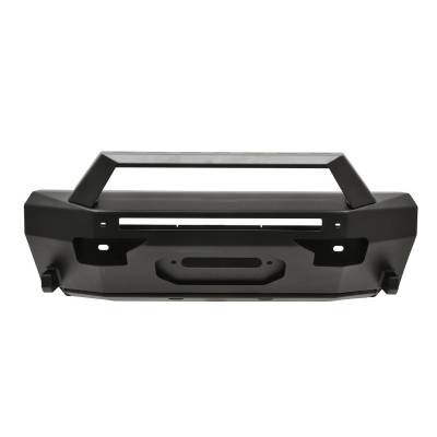 Westin - Westin 58-411155ABK Bumper w/Angular Bull Bar for 14-24 4Runner Exc Limited