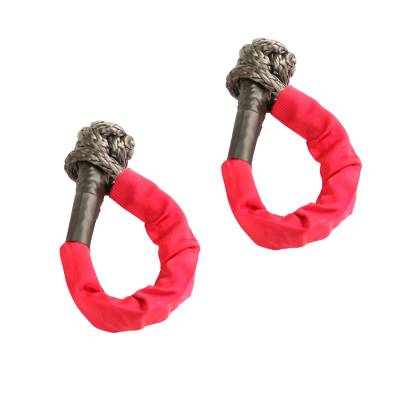 Rugged Ridge - Rugged Ridge 11235.52 Soft Rope Shackle 7/16" 7500 LBS WLL Pair