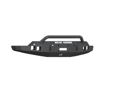 Road Armor - Road Armor 2191F4B Stealth Pre-Runner Winch Front Bumper 19-21 GMC Sierra 1500