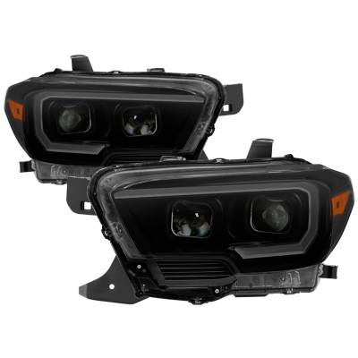 Spyder Auto - Spyder Auto 9043000 DRL Light Bar Projector Headlights for 16-18 Toyota Tacoma