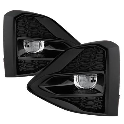 Spyder Auto - Spyder Auto 5087096 Full LED Fog Lights w/Switch Clear for 19-21 Nissan Maxima