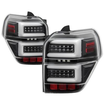 Spyder Auto - Spyder Auto 5087812 LED Taillights Black for 10-14 Toyota 4Runner