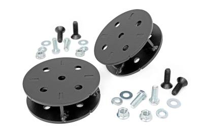 Rough Country Suspension Systems - Rough Country 1.5" Rear Air Spring Spacer Kit Black Pair 10022
