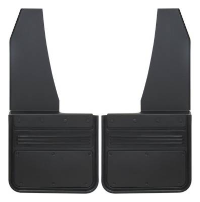 Gatorback - Gatorback 1.5" Offset 14" Universal Black Mud Flaps Blank Black GAA756624