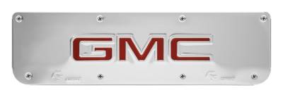 Gatorback - Gatorback Replacement 19"-21" Mud Flap Plate Stainless GMC Logo GB768846