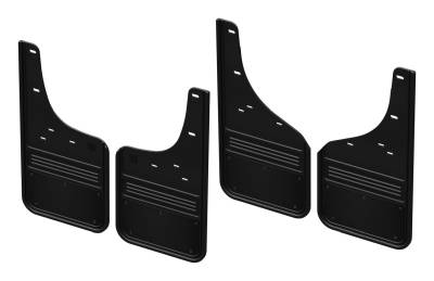 Gatorback - Gatorback GCR203K-AA 12" Black Front/Rear Mud Flap Set for Silverado HD