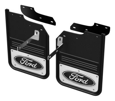 Gatorback - Gatorback 12" Black Front Mud Flaps Ford F450 Super Duty GCR41F-2