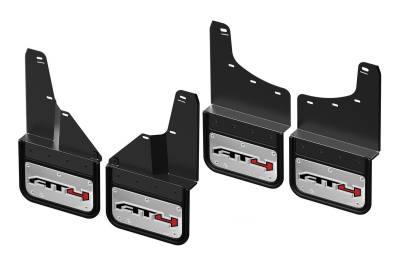 Gatorback - Gatorback 12" Black Front/Rear Mud Flap Set Sierra HD GCAA200K-AT4